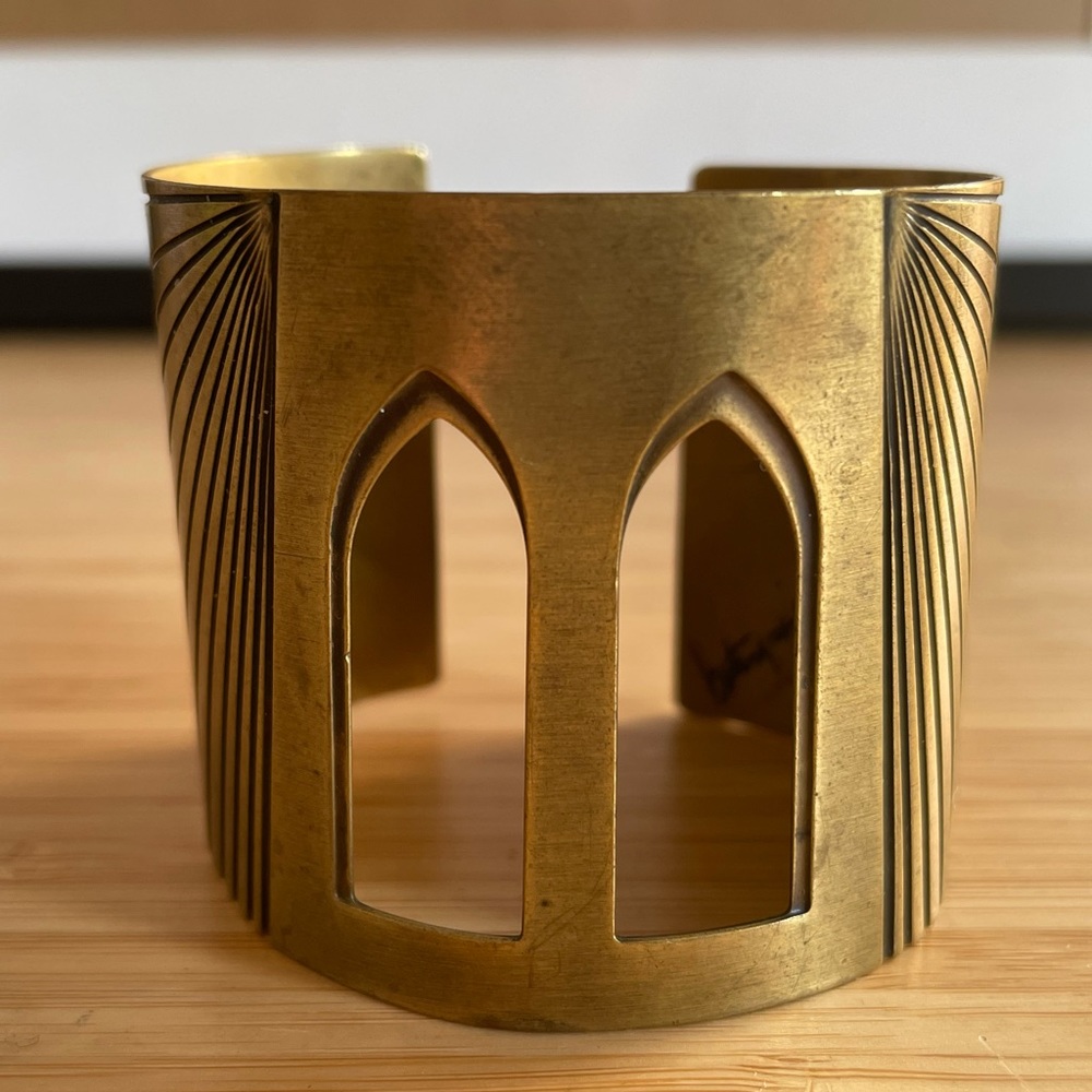 betsy & iya Brooklyn bridge cuff bracelet